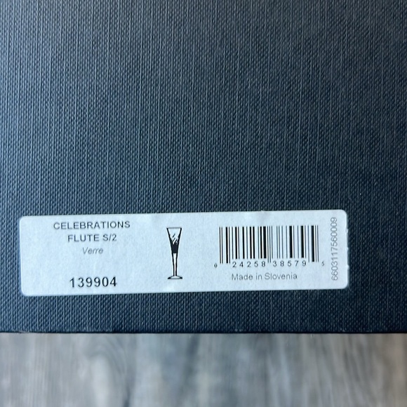 Waterford Crystal Glasses Wishes Happy Celebrations Toasting Flutes - Picture 5 of 10